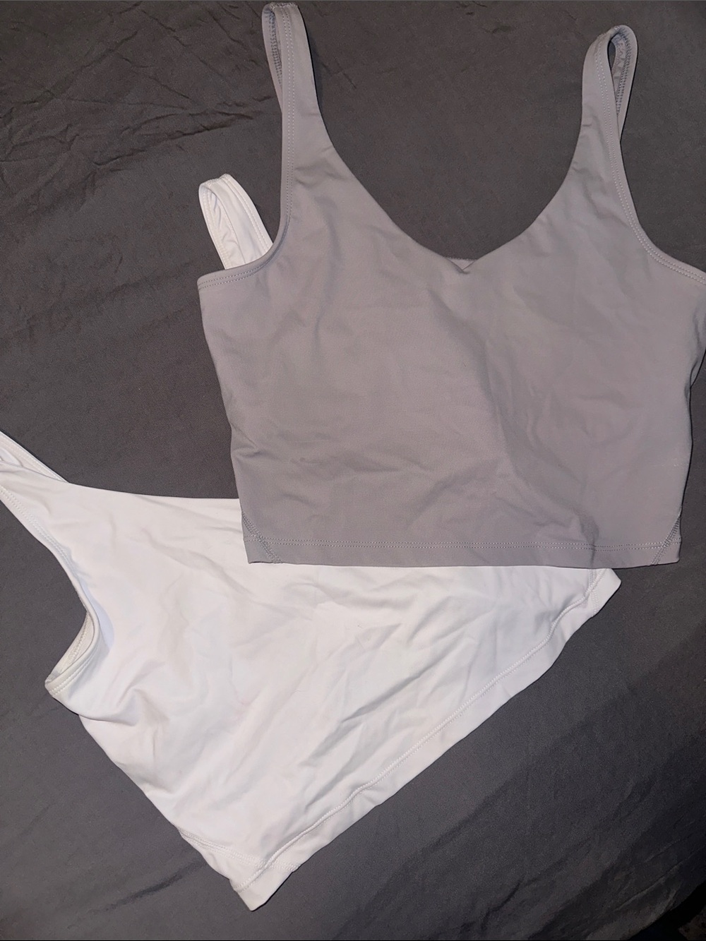 THE GYM PEOPLE Womens' Sports Bra Longline Wirefree - LOT OF 2